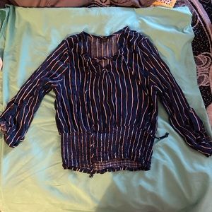 Pinstripe blouse